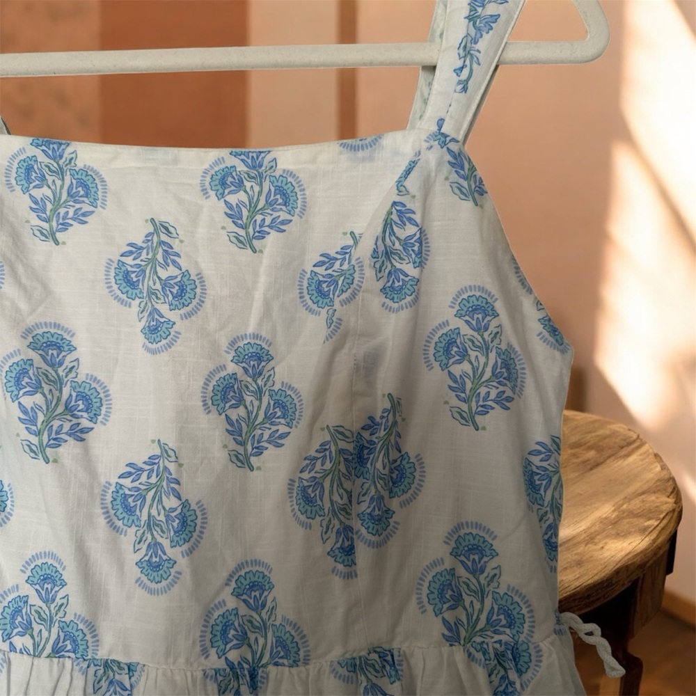 Haute Hippie Blue and White Maxi Dress - Picture 2 of 5